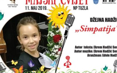 Pobjednica Festivala “Majski cvijet” je Džejna Hadžić